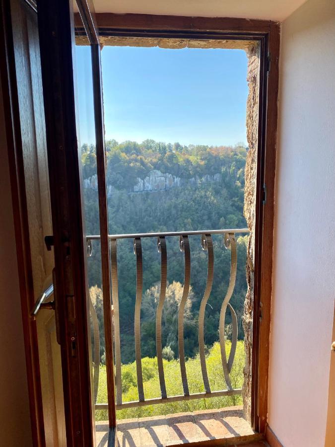 La Sorpresa Monolocale Con Vista Vallata Pitigliano Buitenkant foto